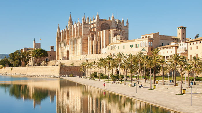 Cathedral of Santa Maria of Palma in Majorca, Balearic Islands